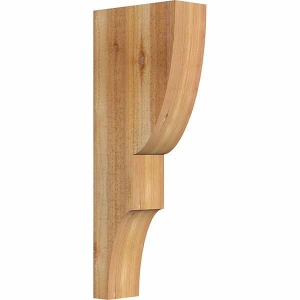 Ekena Millwork Ridgewood Rough Sawn Corbel, Western Red Cedar, 4"W x 10"D x 26"H COR04X10X26RID00RWR - main